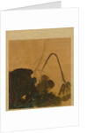 Leaf from Album of Seasonal Themes: Brush, Holder, and Leaves, 1847 by Shibata Zeshin