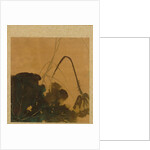 Leaf from Album of Seasonal Themes: Brush, Holder, and Leaves, 1847 by Shibata Zeshin