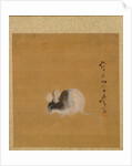 Leaf from Album of Seasonal Themes: Crescent Moon, 1847 by Shibata Zeshin