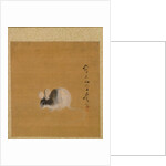 Leaf from Album of Seasonal Themes: Crescent Moon, 1847 by Shibata Zeshin