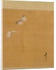 Leaf from Album of Seasonal Themes: Maple Leaves and Feather, 1847 by Shibata Zeshin
