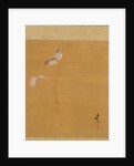 Leaf from Album of Seasonal Themes: Maple Leaves and Feather, 1847 by Shibata Zeshin
