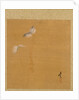 Leaf from Album of Seasonal Themes: Maple Leaves and Feather, 1847 by Shibata Zeshin