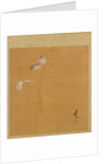 Leaf from Album of Seasonal Themes: Maple Leaves and Feather, 1847 by Shibata Zeshin