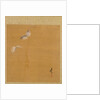 Leaf from Album of Seasonal Themes: Maple Leaves and Feather, 1847 by Shibata Zeshin