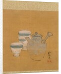 Leaf from Album of Seasonal Themes: Peasant with Basket, 1847 by Shibata Zeshin