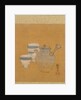 Leaf from Album of Seasonal Themes: Peasant with Basket, 1847 by Shibata Zeshin