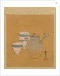 Leaf from Album of Seasonal Themes: Peasant with Basket, 1847 by Shibata Zeshin