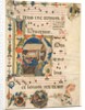Leaf from an Antiphonary with Historiated Initial with The Nativity and Music by Unknown