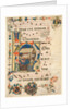 Leaf from an Antiphonary with Historiated Initial with The Nativity and Music by Unknown