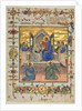 Leaf from an Antiphonary: Coronation of the Virgin, 1400s by Master of the Beffi Triptych (attributed to)