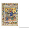 Leaf from an Antiphonary: Coronation of the Virgin, 1400s by Master of the Beffi Triptych (attributed to)