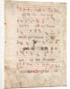 Leaf from an Antiphonary: Music, early 1300s by Unknown