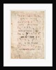 Leaf from an Antiphonary: Music, early 1300s by Unknown