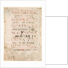 Leaf from an Antiphonary: Music, early 1300s by Unknown