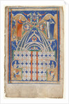 Leaf from Gratian's Decretum: Table of Affinity, c. 1270-1300 by Unknown