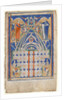 Leaf from Gratian's Decretum: Table of Affinity, c. 1270-1300 by Unknown