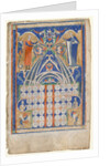 Leaf from Gratian's Decretum: Table of Affinity, c. 1270-1300 by Unknown