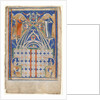 Leaf from Gratian's Decretum: Table of Affinity, c. 1270-1300 by Unknown