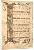 Leaf from the Wettinger Gradual: Historiated Initial…, c1330 by Second Master of the Wettinger Gradual