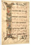 Leaf from the Wettinger Gradual: Historiated Initial…, c1330 by Second Master of the Wettinger Gradual