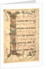 Leaf from the Wettinger Gradual: Historiated Initial…, c1330 by Second Master of the Wettinger Gradual