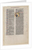 Leaf with Initial from a Latin Bible: Initial M: St. Paul with a Sword and a Book, c. 1220 by Vienna Moralized Bible Workshop