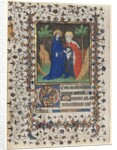 Leaves from a Book of Hours: The Visitation and Christ in Judgment, c. 1415 by Boucicaut Master