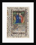 Leaves from a Book of Hours: The Visitation and Christ in Judgment, c. 1415 by Boucicaut Master