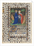 Leaves from a Book of Hours: The Visitation and Christ in Judgment, c. 1415 by Boucicaut Master
