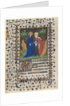 Leaves from a Book of Hours: The Visitation and Christ in Judgment, c. 1415 by Boucicaut Master