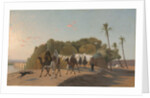 Leaving the Oasis, 1880s by Jean-Léon Gérôme
