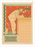 Les Maitres de lAffiche, Pl. 91: Paul Hankar, Architecte rue defacqz 63, c. 1894 by Adolphe Crespin