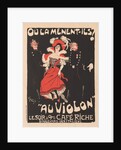 Les Maitres de LAffiche: Pl. 103 Café Reche, 1897 by Jules-Alexandre Grün; Bourgerie