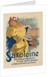 Les Maitres de LAffiche: Pl. 13, Saxoléine, 1895 by Jules Chéret