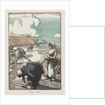 Les Pêcheuses de Pignons, Saint-Jean-de-Mont, 1903 by Auguste Louis Lepère
