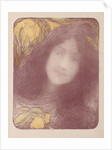 LEstampe moderne: Under the Flowers, c. 1893 by Edmond François Aman-Jean; : L'Estampe moderne