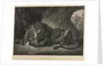 Lion de lAtlas, 1829 by Eugène Delacroix