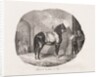 Lithographed Studies of Horses: Pl. 7, Horse from the Caen Plain, 1822 by Théodore Géricault; Gihaut