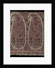Long Shawl Fragment, 1820-1825 by Unknown
