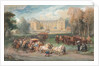 Louis XIV Driving his Coach in the Park of Versailles, 1870 by Eugène Louis Lami