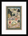 Lovers Parting, Page from a Book of Fables, c. 1590-95 by Unknown