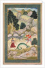 Lovers Parting, Page from a Book of Fables, c. 1590-95 by Unknown