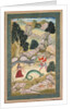 Lovers Parting, Page from a Book of Fables, c. 1590-95 by Unknown