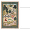 Lovers Parting, Page from a Book of Fables, c. 1590-95 by Unknown