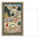 Lovers Parting, Page from a Book of Fables, c. 1590-95 by Unknown