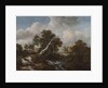 Low Waterfall in a Wooded Landscape with a Dead Beech Tree, c. 1660-1670 by Jacob van Ruisdael
