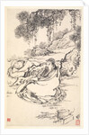 Lu Tong and Servant, 1788 by Min Zhen