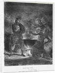 Macbeth Consulting the Witches, 1825 by Eugène Delacroix