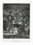 Macbeth Consulting the Witches, 1825 by Eugène Delacroix